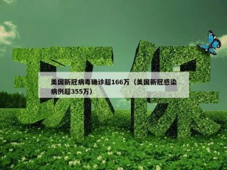 美国新冠病毒确诊超166万（美国新冠感染病例超355万）