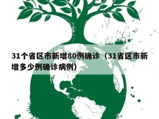31个省区市新增80例确诊（31省区市新增多少例确诊病例）